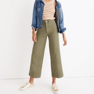 Madewell Emmett Wide-Leg Crop Pants